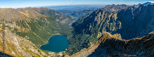 Dolina Rybiego Potoku - panorama photo