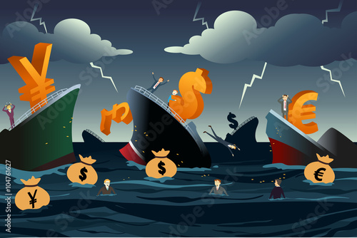 Economic Crisis Concept
