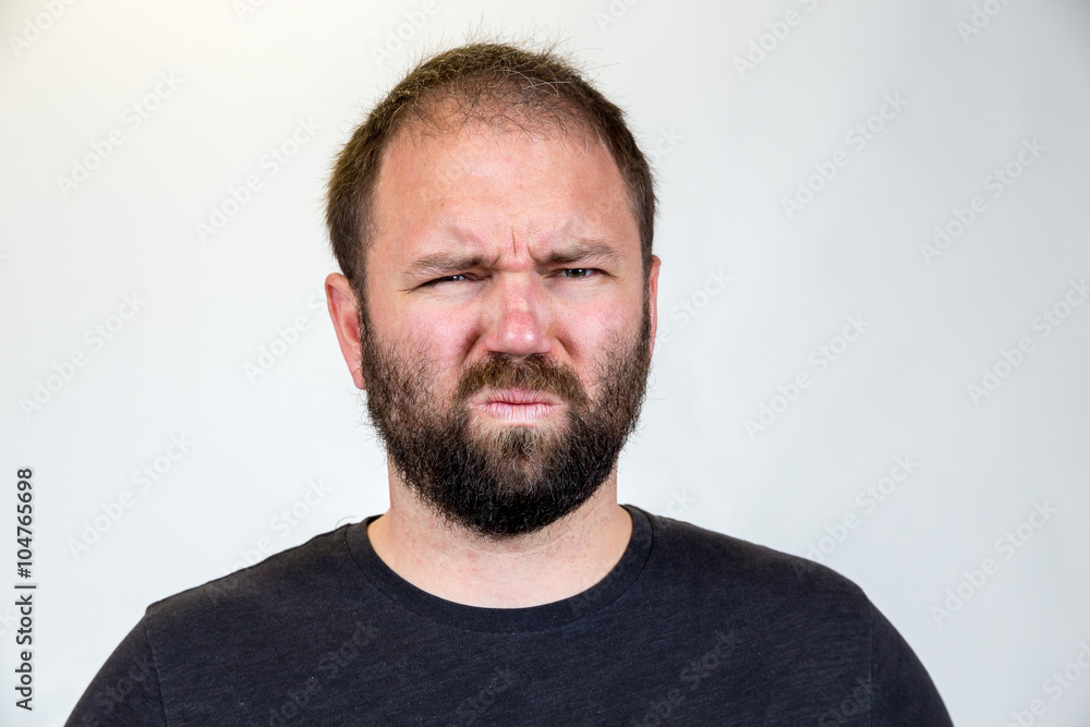 Man in Mid 30s Poses for Studio Portrait Man in Mid 30s Poses for Studio Portrait