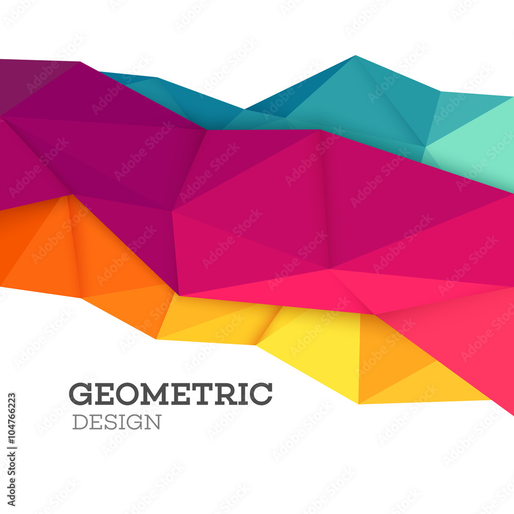 Abstract geometric triangle low poly set. Vector illustration Abstract geometric triangle low poly set. Vector illustration