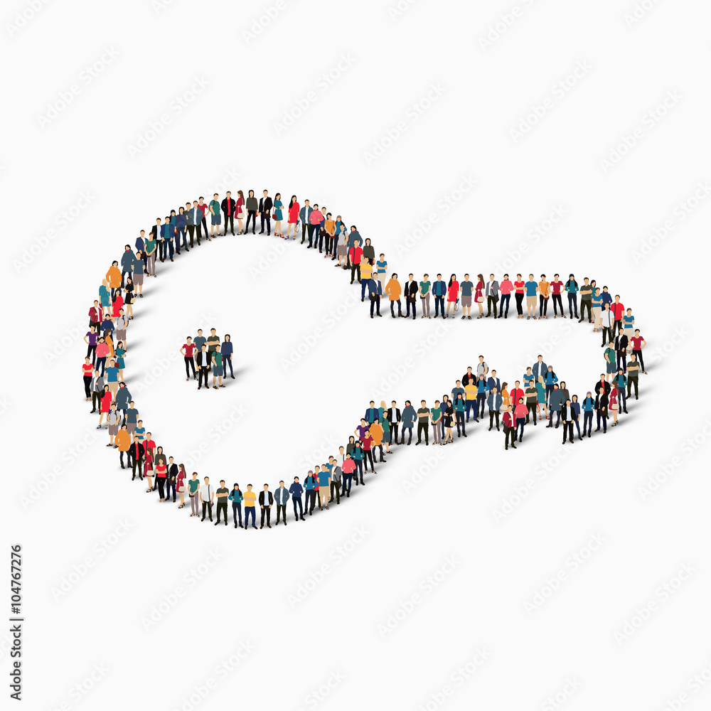 group people shape key group people shape key