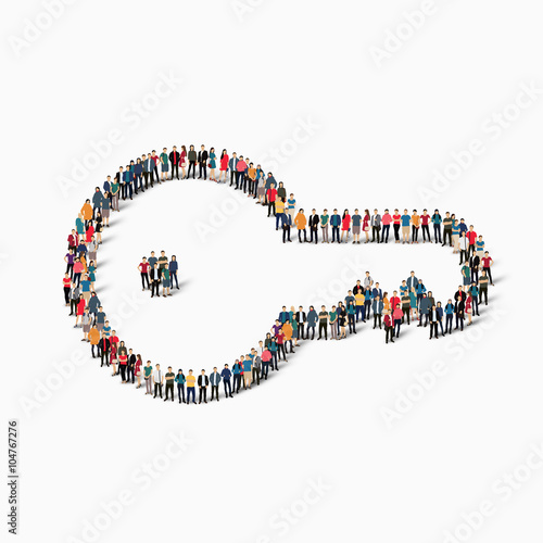 group  people  shape  key
