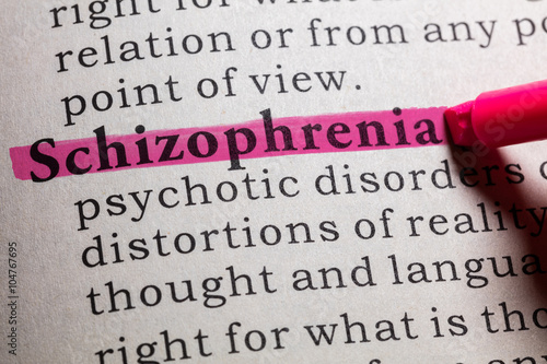 definition of Schizophrenia photo