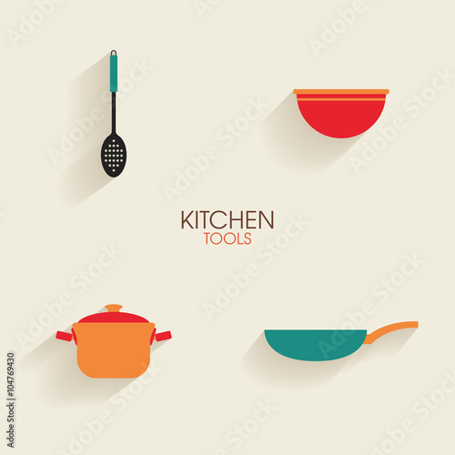 Abstract Kitchen Tools