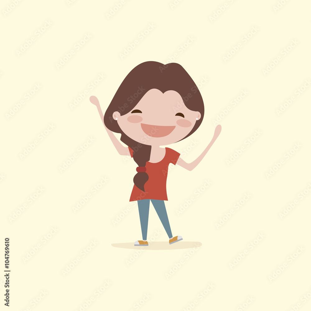Cute Cartoon child Cute Cartoon child