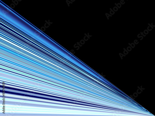 3D Abstract Blue Waves Background