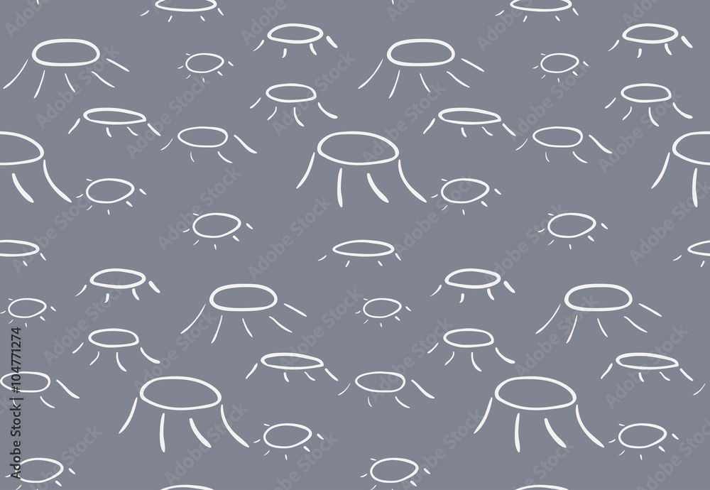 Cartoon style craters seamless texture Cartoon style craters seamless texture