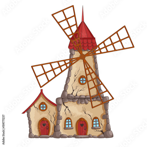 Abandoned windmill