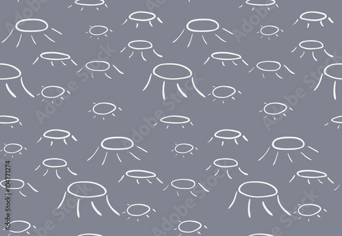 Cartoon style craters seamless texture