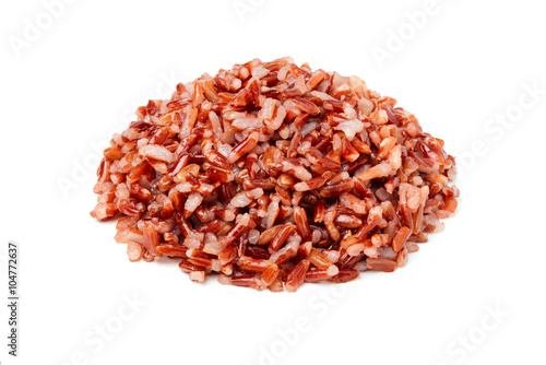 Cooked wild rice.