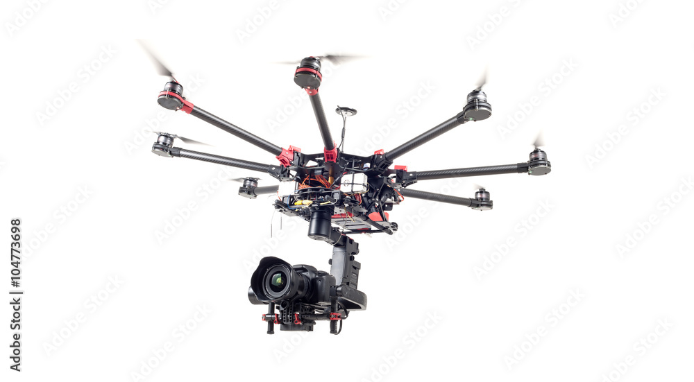 Drone, octocopter, copter Drone, octocopter, copter