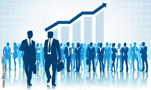 marketing and growth business people meeting