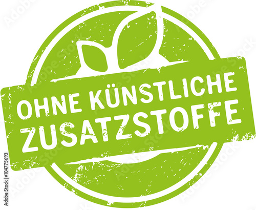 Button Stempel Ohne künstliche Zusatzstoffe