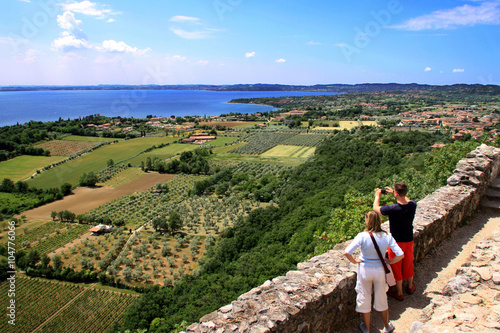 Panorama dalla rocca di Manerba