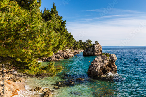 Rocky Seashore-Makarska Riviera, Dalmatia, Croatia