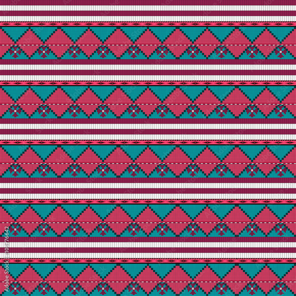 Aztec seamless pattern background Aztec seamless pattern background