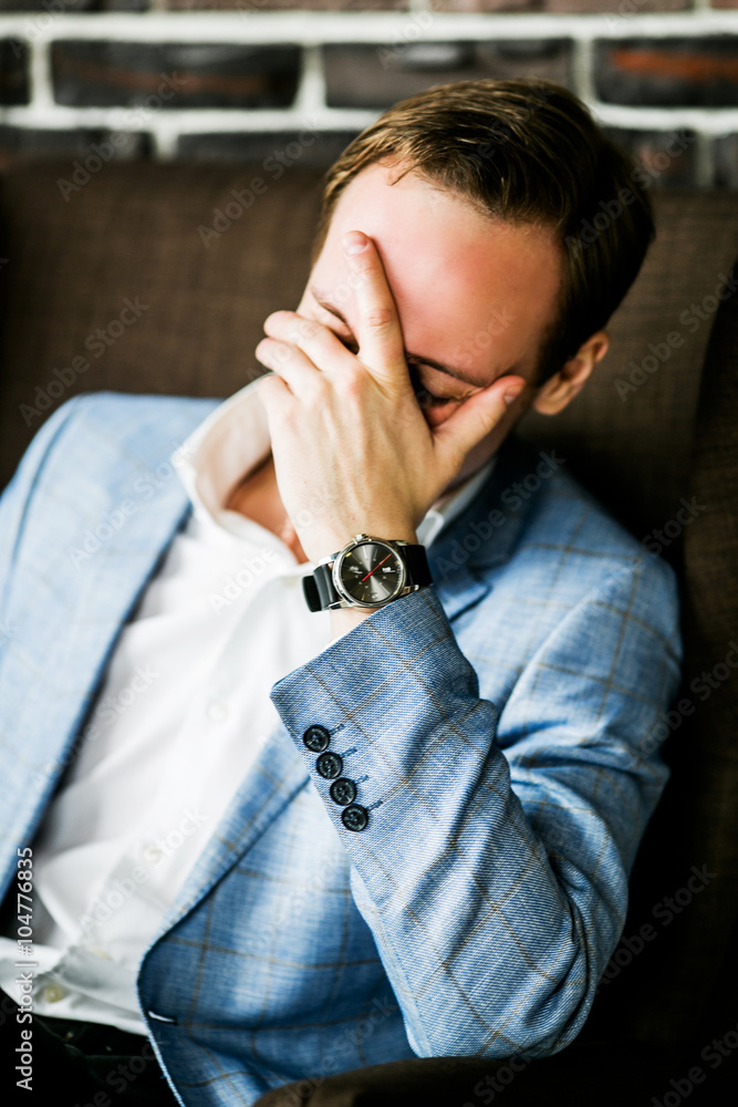 Portrait handsome businessman Portrait handsome businessman