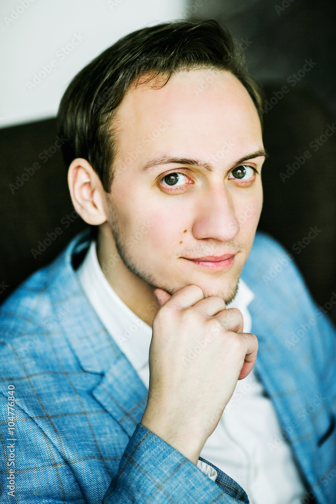 Portrait handsome businessman Portrait handsome businessman