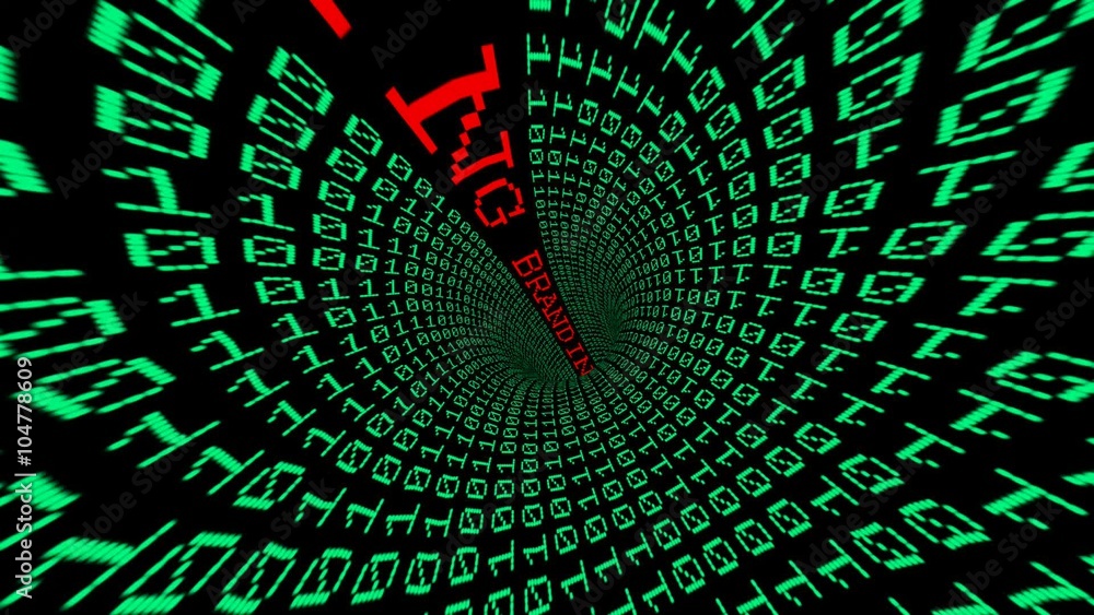 Branding data tunnel Branding data tunnel