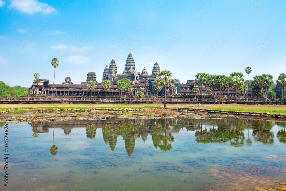 Fototapeta premium Angkor Wat Temple, Siem reap, Cambodia