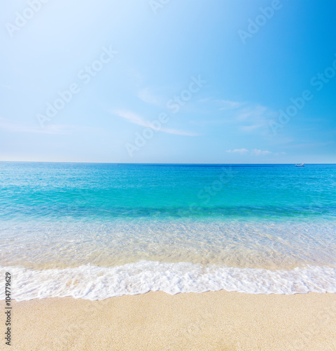 beach and tropical sea