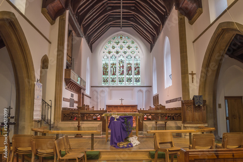 St Andrew  altar and stained glass