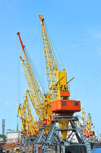 Wallpaper Mural Port cargo crane Torontodigital.ca