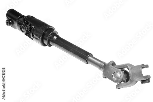 steering shaft on a white background