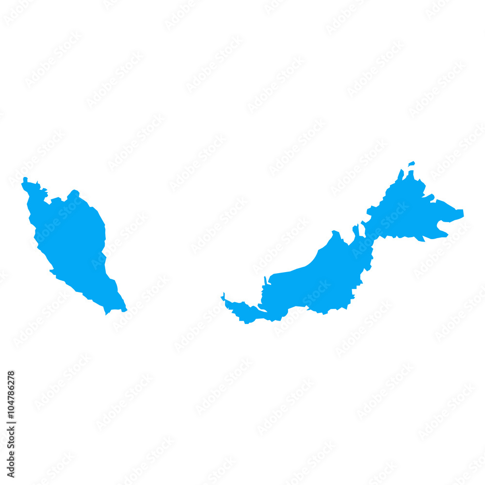 vector map of Malaysia vector map of Malaysia