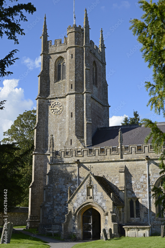 Church at Avebury in Wiltshire, England