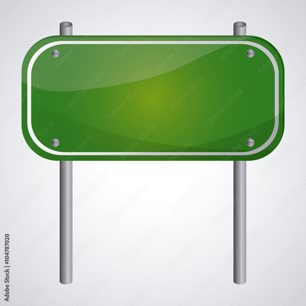 Obraz premium Road sign design 
