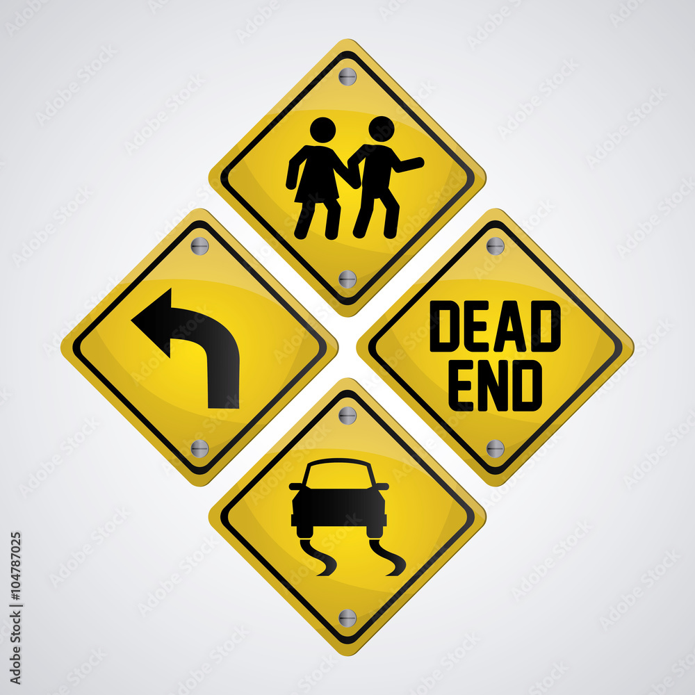 Road sign design Road sign design