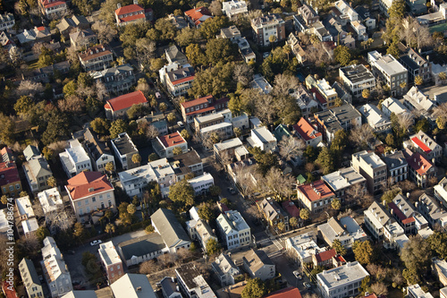 Aerial view of Charleston, South Carolina © Wollwerth Imagery