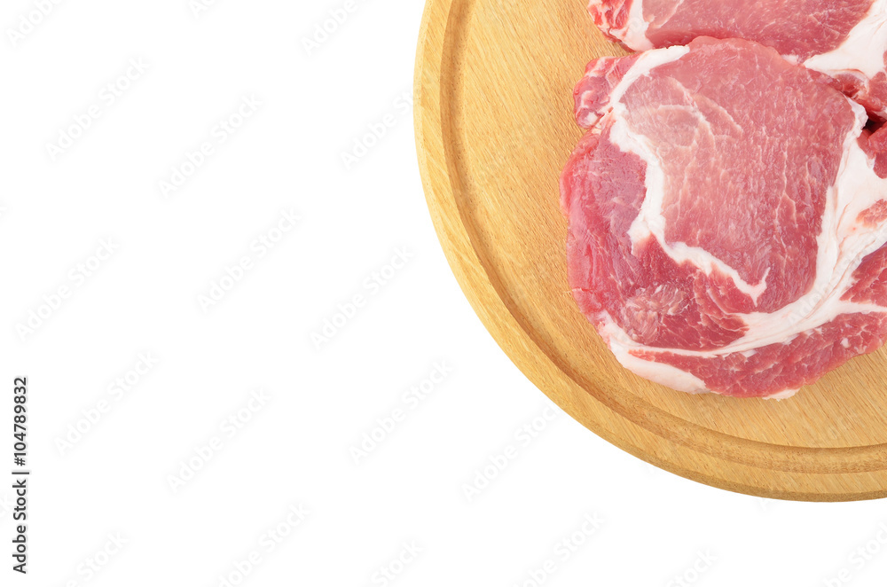 Raw meat steak Raw meat steak