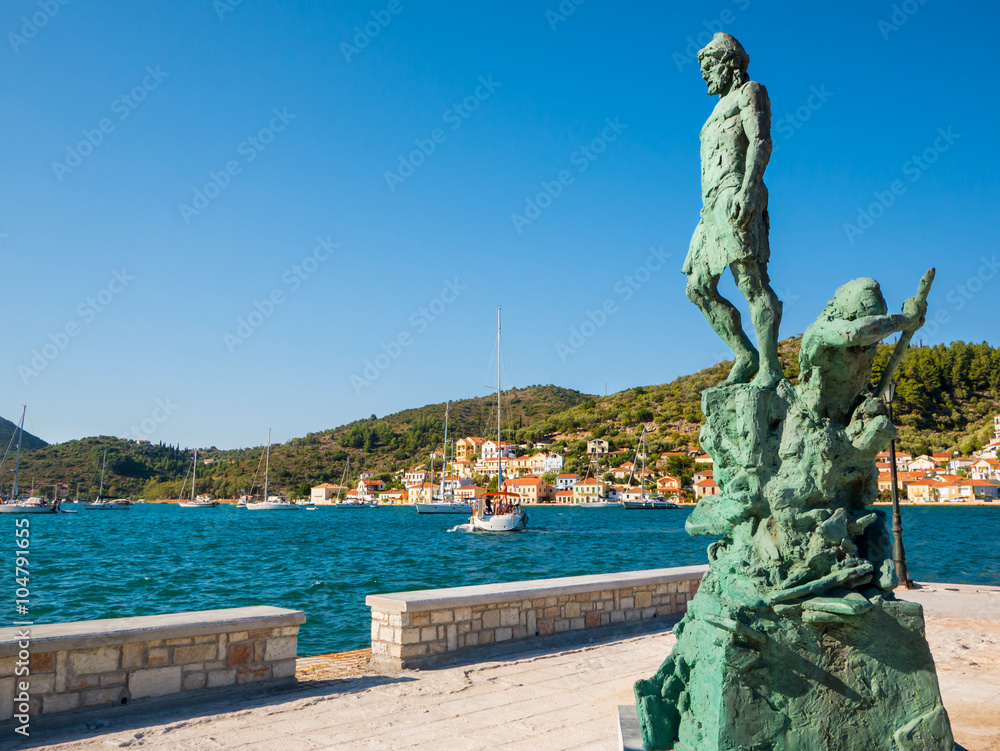 Obraz premium the statue of Odysseus