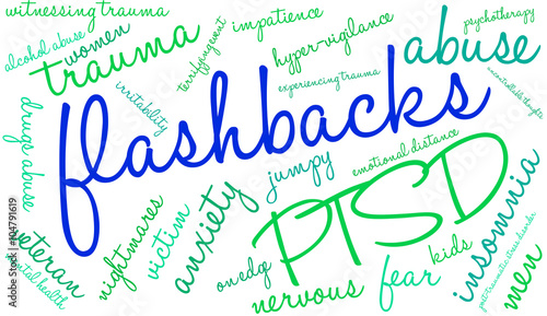 Flashbacks Word Cloud