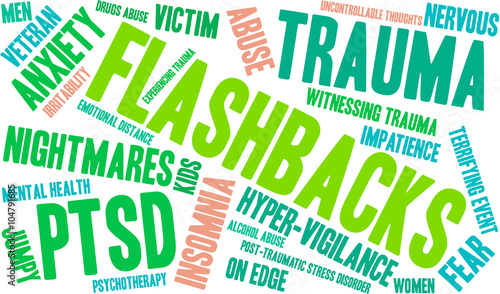 Flashbacks Word Cloud