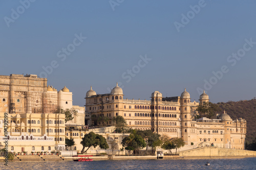 Udaipur City Palace in Rajasthan state of India © anujakjaimook