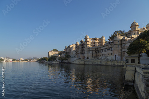 Udaipur City Palace in Rajasthan state of India