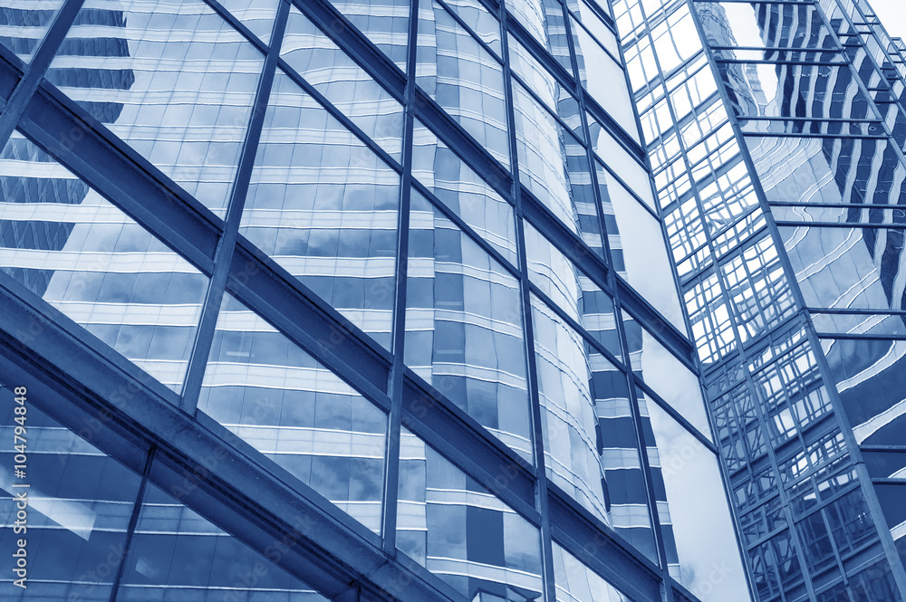 Obraz premium Facade of modern office building