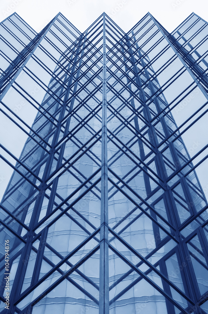 Facade of modern office building Facade of modern office building