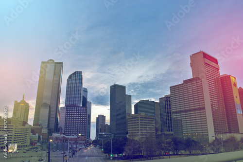 Dallas skyline downtown 