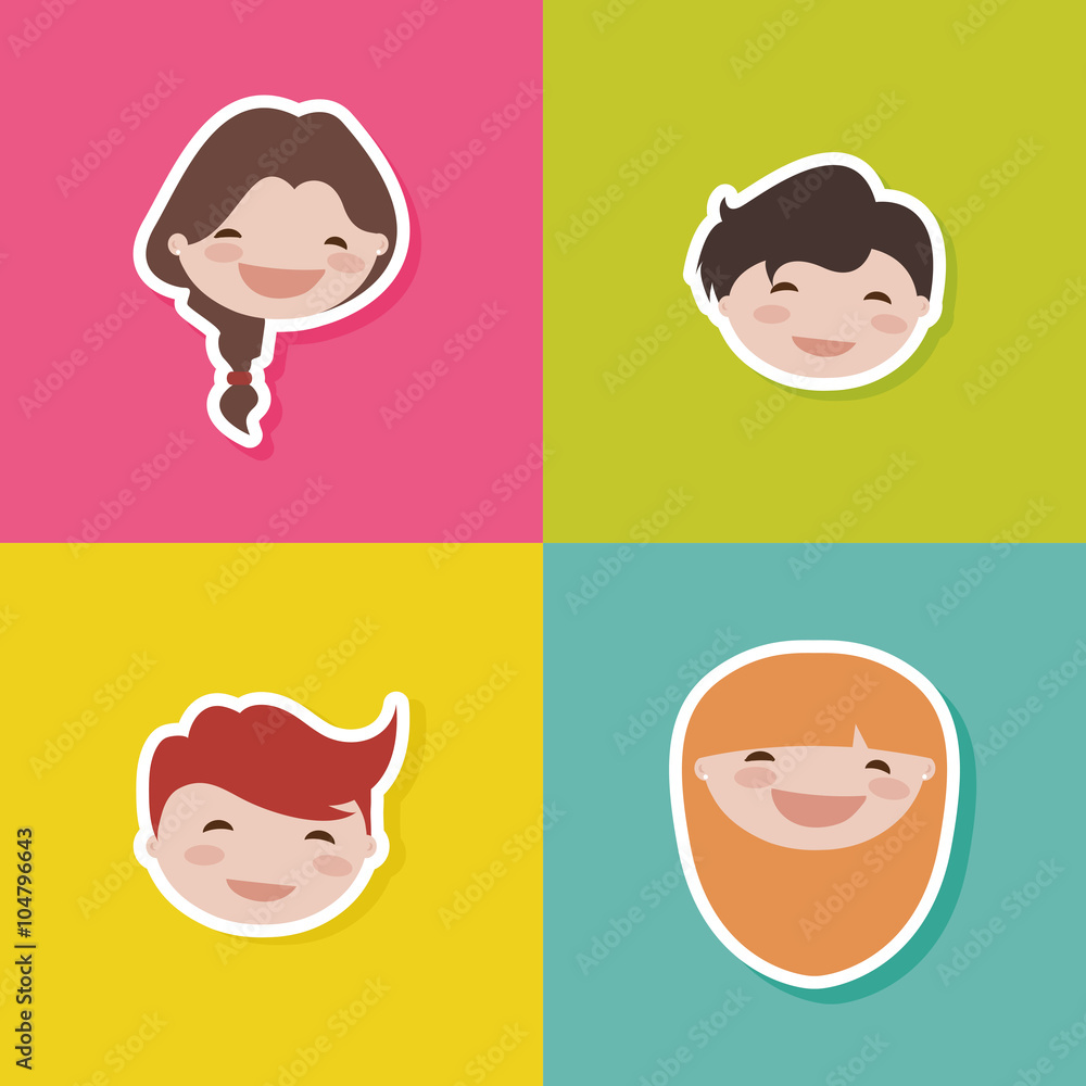 Cute Cartoon child Cute Cartoon child