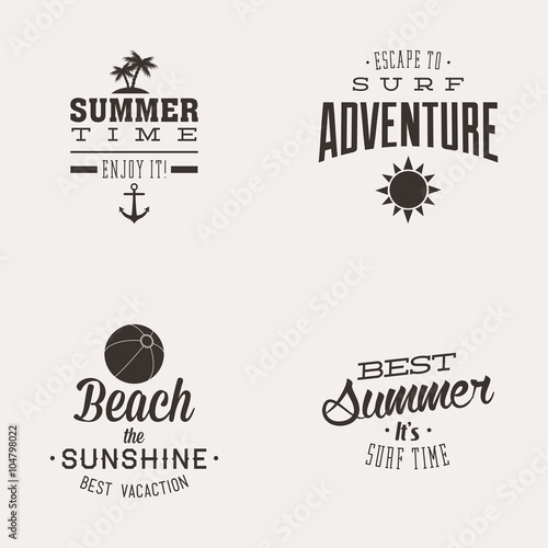 Summer Vacation label