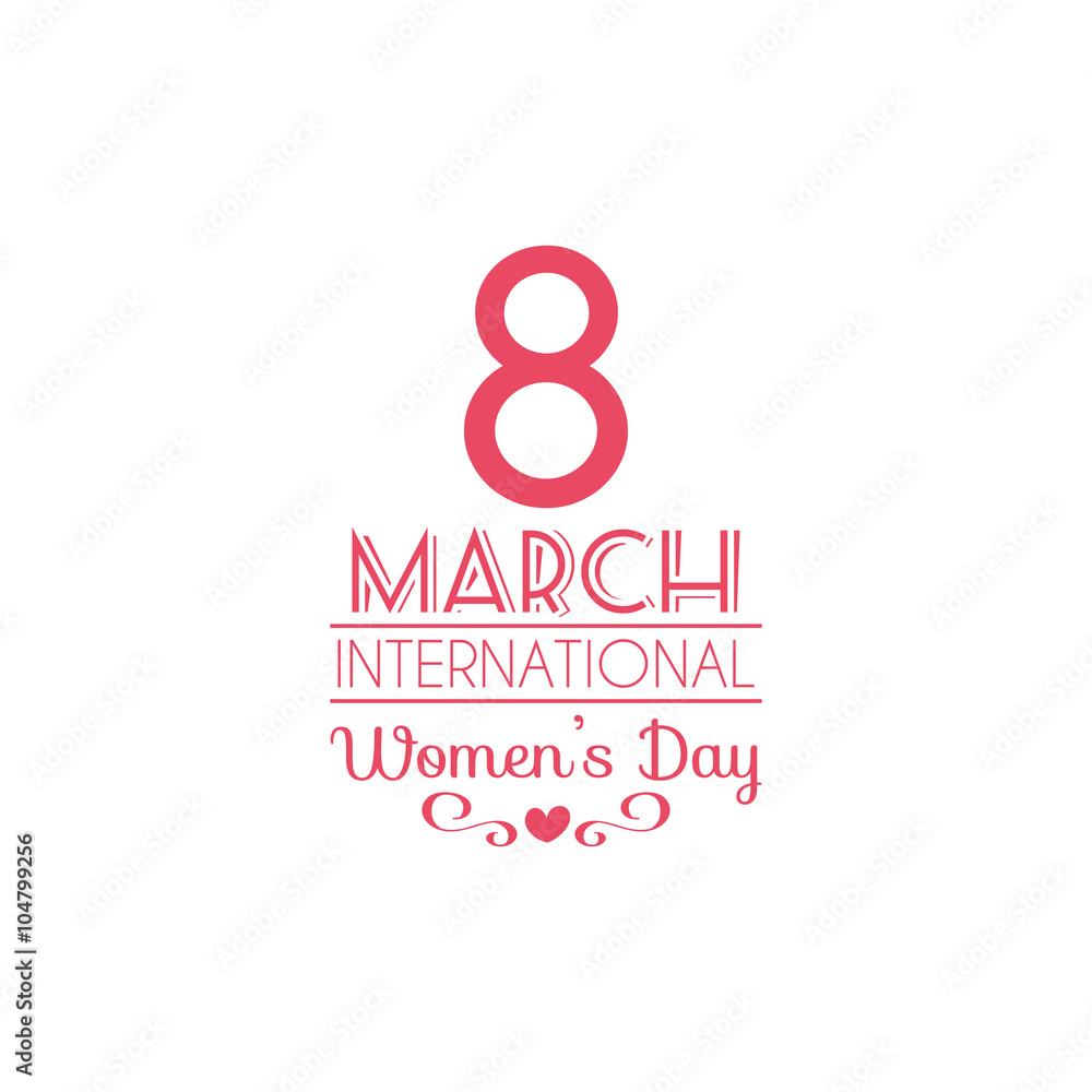 Obraz premium Happy Women Day