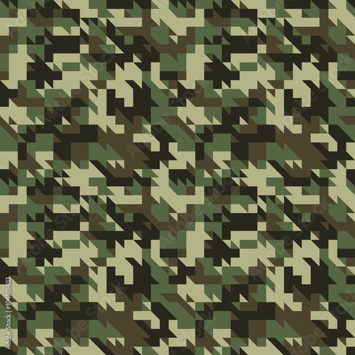Military camouflage seamless pattern.