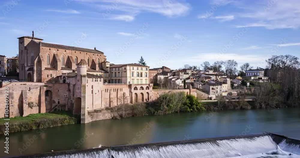 4K Timelapse Sequence of Gaillac, France - Daytime in the old town 4K Timelapse Sequence of Gaillac, France - Daytime in the old town