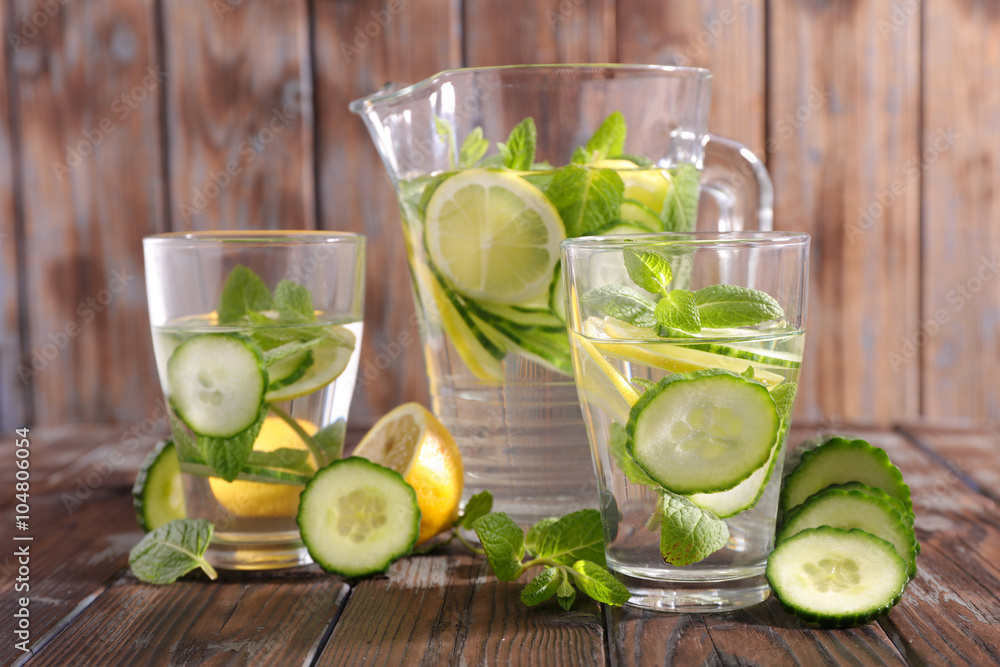 detox water with lemon and cucumber detox water with lemon and cucumber