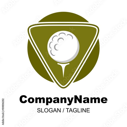 golf logo icon Vector