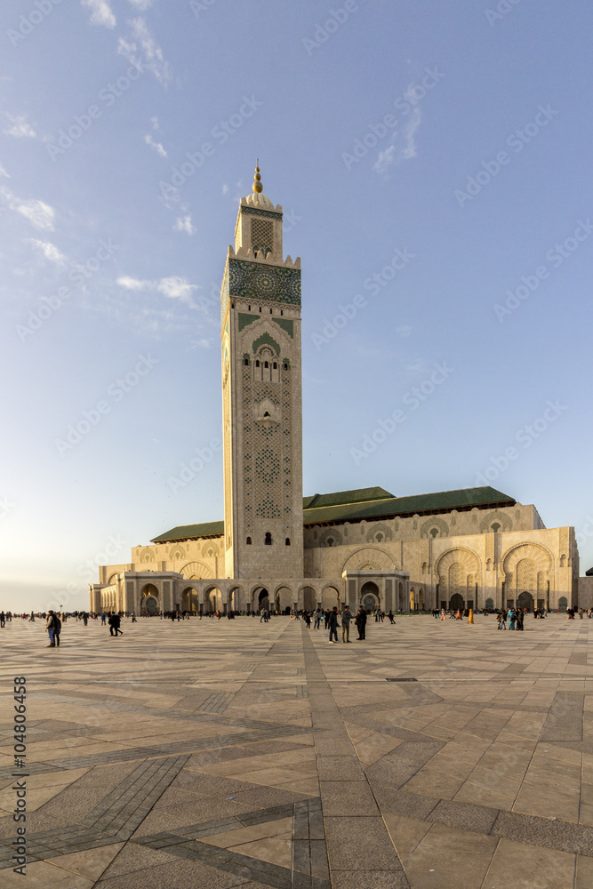 Fototapeta premium Grande Mosquee Hassan II in Casablanca.